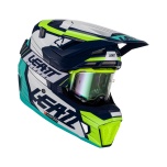 LEATT MOTO 7.5 V23 HELMET + VELOCITY 4.5 IRIZ GOGGLES 